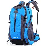 FENYI 登山ザック登山リュック 50L リュックサック 大容量 バックパック 撥水 耐久性 防水 防震 通気 レインカバー付き 14インチパソコン収納間隔 多機能バッグ 各種ポケット搭載 アウトド