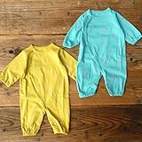 hua kupu(フアクプ)アイスクリーム 2WAY ROMPERS ドレス ロンパース 70,YELLOW