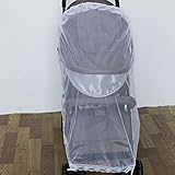 Demiawaking　ベビーカーよう蚊帳 　安全なメッシュ 　昆虫 バグ カバー ベビーカー虫除け 　 ホワイト