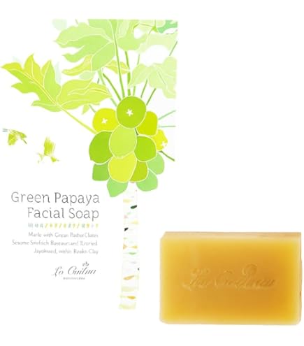 Amazon | みなしょう 沖縄産パパイヤ石けん×1個 | 無添加石けん | 固形