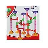 58pcs DIYビルディングブロックトラックRun Race Tower MarbleボールコンストラクションToys、新しい
