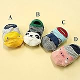 ベビーソックス　１０-１2cm 0歳-4歳くらい 選べる4色　滑り止め付き カラー無地　ベビー靴下 男女兼用 男の子用　女の子用 赤ちゃん 靴下 4点セット 梱包 できます