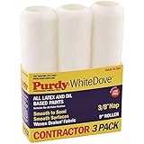 Purdy 863000 Dove Cover (3 Pack), 9" x 3/8", White [並行輸入品]