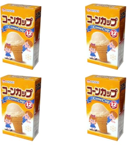 Amazon.co.jp: 日世シュガーコーン6個入り4箱セット : 食品・飲料・お酒