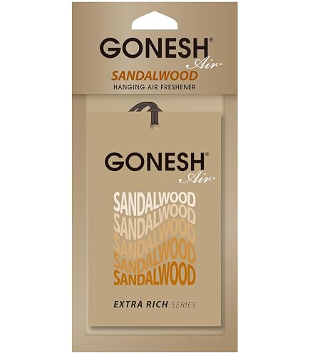 GONESH サンダルウッド ホームフレグランス 3本セット Amazon.co.jp: GONESH(ガーネッシュ)ゲルエアフレシュナー(置き型芳香