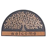 ラバーマット　ラウンド　WELCOME TREE