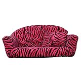アニマル柄　ローカウチソファー　PINKゼブラ