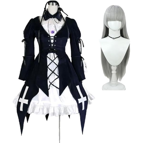 ローゼンメイデン水銀燈 コスプレ衣装ウィッグセット ローゼンメイデン 水銀燈 コスプレ ウィッグ付き - メルカリ