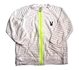 Mille Ti Rana 紫外線対策 キッズ 薄手 カーディガン 長袖 上着 子供服 (110, 白)