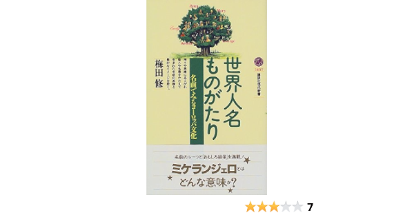 世界人名ものがたり 名前でみるヨーロッパ文化 講談社現代新書 梅田 修 本 通販 Amazon