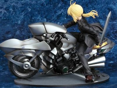 バイクの造形もカッコイイ Fate Zero セイバー セイバー モータード キュイラッシェ 1 8スケール Pvc塗装済み完成品 アニメアーカイブス