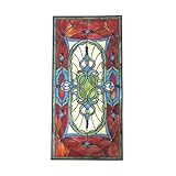 ステンドグラス アイアン 幅42.5cm INK-1103014H