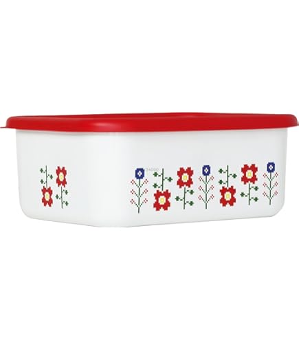 Amazon.co.jp: マニーローズ ホーロー 角ストッカー 薔薇柄