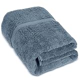 Luxuryスーパーソフトプレミアムコットンバスシート、700 gsm、35 x 70 cm ブルー