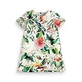 可愛い赤ちゃん子供花卉プリントT夏服ワンピース0-5年