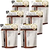 【 380ml ×6点セット】アハロバター シャンプー トリートメント 詰め替えセット モイスト＆リペア オーガニック シアバター アルガンオイル ヘアケア 日本製 ブルームサボンの香り