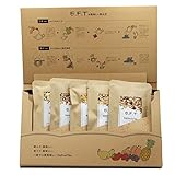 ティートリコ 共同開発 イートフルーツティー 10g×5点セット オリジナル ギフト ボックス入りノンカフェイン ドライフルーツ (Aセット（ストロベリー パイナップル トロピカル ピーチ レモネード）)