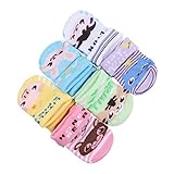 (ラボーグ)La Vogue 男女兼用 綿製 滑り止め靴下 ベビーソックス こども靴下 赤ちゃんソックス キッズ 子供 幼児 新生児-12か月ベビ-用 6足入りセット 春夏秋冬 ミックス混色