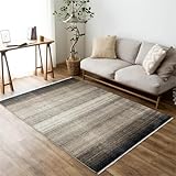 サヤンサヤン 北欧風 グラデーション ラグマット カトル 140×200 1.5畳 ダークブラウン