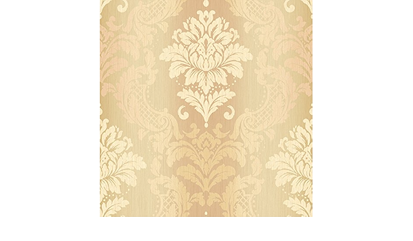 Amazon Mayflower壁紙glitterダマスクローズゴールドピンクヌードクラシックvictorian 壁紙