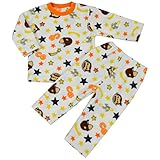 おさるのジョージ キュリアスジョージ 総柄 冬物 フリースパジャマ 子供用 fo-en2835 100cm イエロー