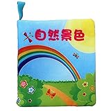 Tovadoo 布絵本 お出かけ絵本 天気勉強 ソフト コンパクト 布のおもちゃ 知育玩具 3ヶ月-3歳 知育玩具 プレゼント