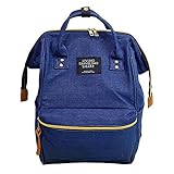 【Grandir】 がまぐち リュック レディース 大人可愛い マザーズバッグ 大容量 通勤 通学 選べるカラー11色 (ネイビー)