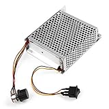 volflashy モータ速度コントローラ 可変 リバーシブル DC 10-55V 60A DC モータ 速度 コントローラ PWM 制御 12V 24V 48V デジタル ディスプレイ