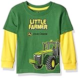 John Deere SHIRT ベビー・ボーイズ カラー: グリーン