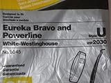 Eureka Bravo Powerline Style U Micro-Clean Anti-Bacterial Vacuum Cleaner Bags Antibacteriano Disenad