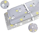 変更パッドカバーセット2パック100 %コットンFits標準Contoured Changingテーブルパッドカバーfor Baby男の子または女の子Gray Elephant and Yellow 