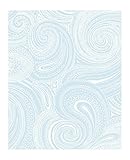 York Wallcoverings AP7476SMP Silhouettes Swirling Paisley Wallpaper Memo Sample, 8-Inch x 10-Inch [並