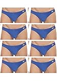 DOOXIUNDIメンズ下着のセクシーな綿ビキニタンガ要約またはパック (M, B パック8) [並行輸入品]
