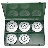 KTC (京都機械工具) 大径用カップ型オイルフィルタレンチセット 5個組 AVSA5