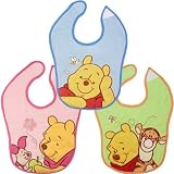 ディズニー くまのプーさん タオル地 よだれかけ スタイ ビブ 【73872】 (グリーン/ぷーさん、ティガー)