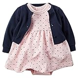カーターズ Carter's フレンチテリーコットン ボディスーツ ワンピース & カーディガン セット 2-Piece Terry Bodysuit Dress & Cardigan Set 24M