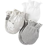 カーターズ（Carter's）I'M AWESOMEな羊さんコットン素材ベビーミトン3個セット [並行輸入品]