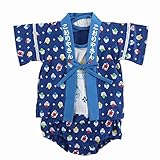 えくぼちゃん(ekubochan) はっぴ～甚平ロンパス《こうりやさん》 (80cm)