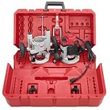 Milwaukee 5615-24 1.75-Horsepower Multi-Base Router Kit Includes Plunge Base and BodyGrip Fixed Base
