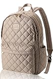ＭＩＬＡ ＢＯＲＳＡ マザーズリュック 【 おしゃれ ママ のマザーズバッグ 】 背面ファスナー付き バッグ レディース (ベージュ)