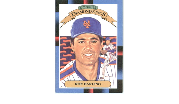 Amazon 19 Donruss 6 Ron Darling New York Mets 野球カード Donruss フォト カード コイン