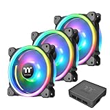 Thermaltake Riing Trio PLUS 14 RGB Radiator Fan TT PE -3Pack- PCケースファン 14cm FN1287 CL-F077-PL14SW-A