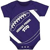 TCU Horned Frogs FanaticボディスーツOnesieクリーパー パープル