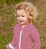 Babes in the Shade 長袖 [水玉 ドット] フリルがキュートな[子供用]ラッシュガード (2-10歳)3T