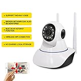 無線ネットワークカメラ 960P HD高画質 IPhone/Android 対応 ホーム監視・防犯カメラ 動体検知 双方向通話 ネットワークカメラ