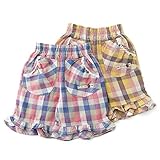 【アウトレット】 Biquette Club 6分丈パンツ(80～130cm) キムラタンの子供服 イエロー 80 ( 10326x10526-141a )