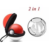 ZOMTOP【任天堂ライセンス商品】ハードポーチ for モンスターボールPLUS+PCカバー for モンスターボールPLUS （赤/白）