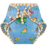 Kushies Swim Diaper, Goldfish Print, X-Large by Kushies [並行輸入品]