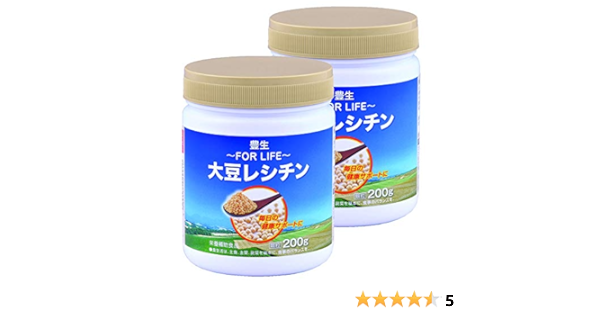 Amazon 豊生 大豆レシチン0ｇ 2個組 豊生 栄養補助食品