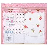 2015年 春物 花・ドット柄 ガーゼタオル汗取りパット【２枚組】 ニシキ Nishiki Baby's Fashion 花・ドット柄◇32.5×20cm